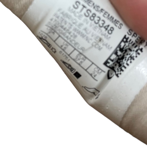 Sperry Top-Sider Metallic Gold Slip-On Flat Loafer Size 7 Summer Essential Basic - Picture 13 of 13